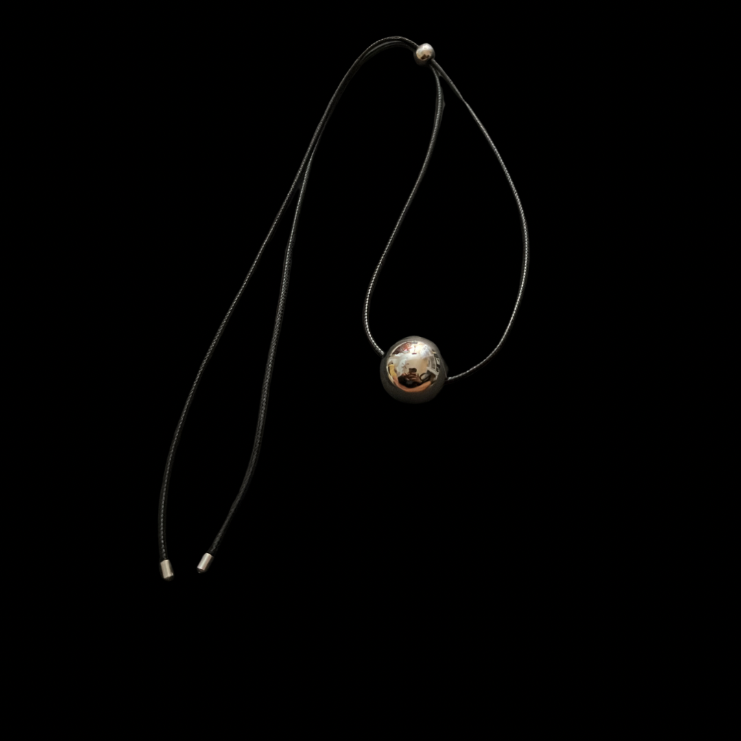 Bubble Silver Necklace