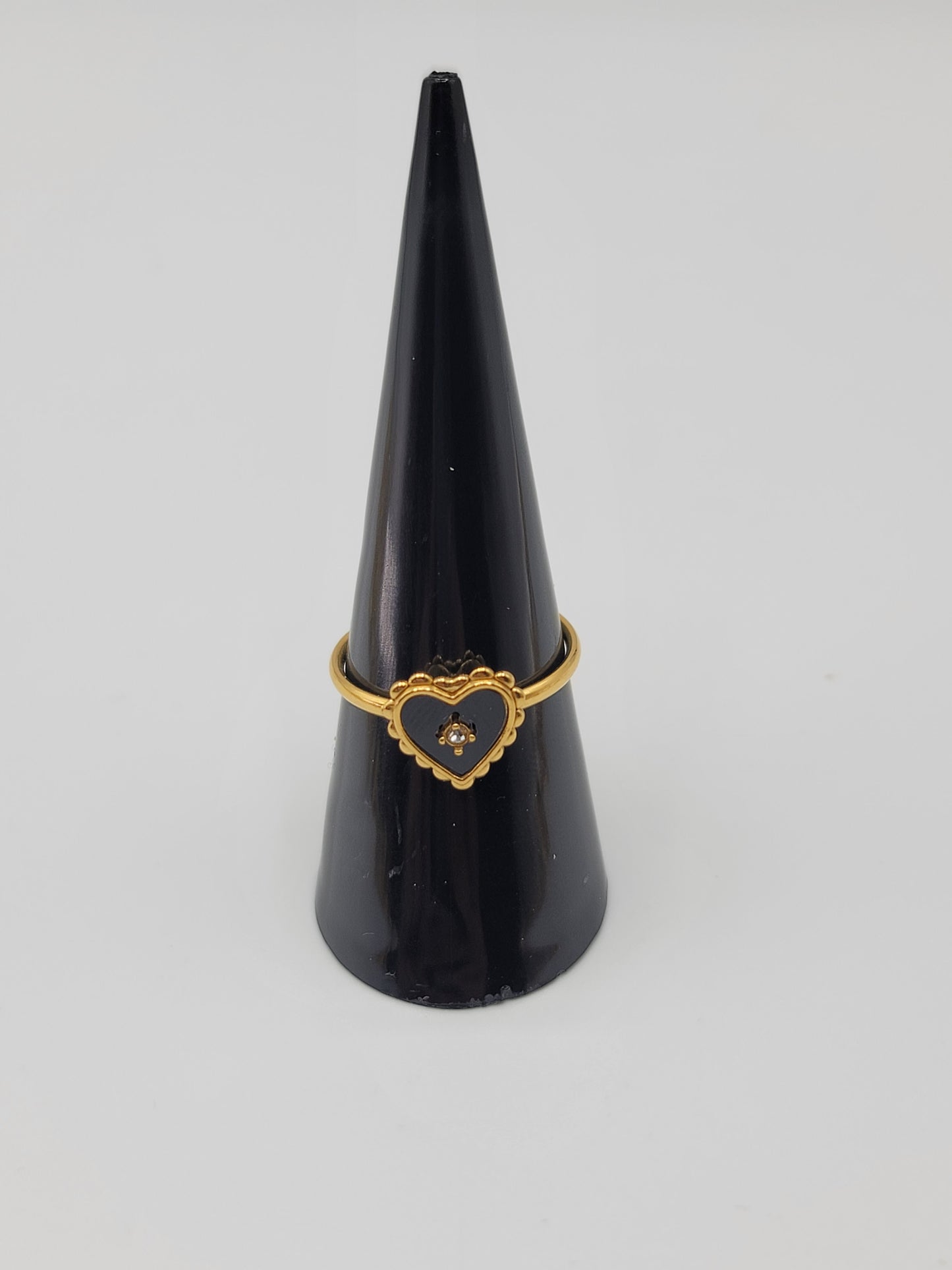 Heart Black Rings