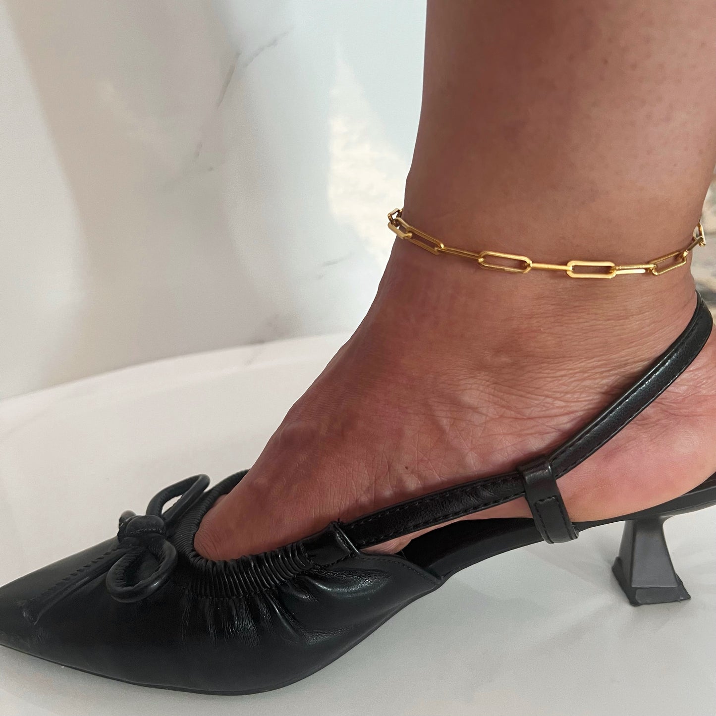 Paper Clip Anklet