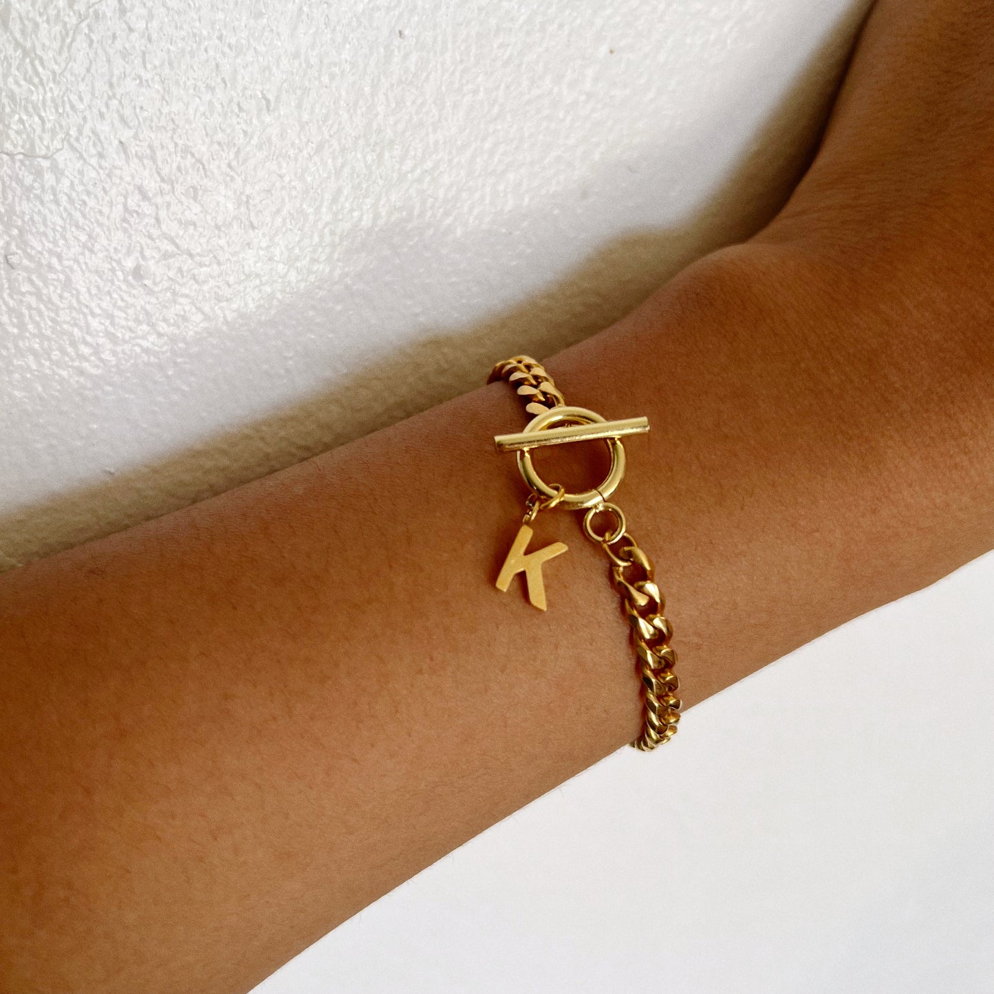 My Initial Toggle Bracelet