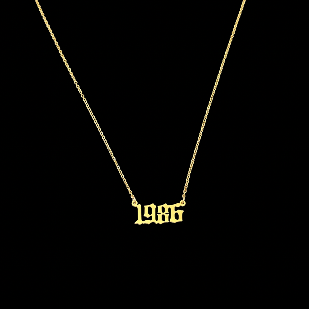 My Birth Year Necklace