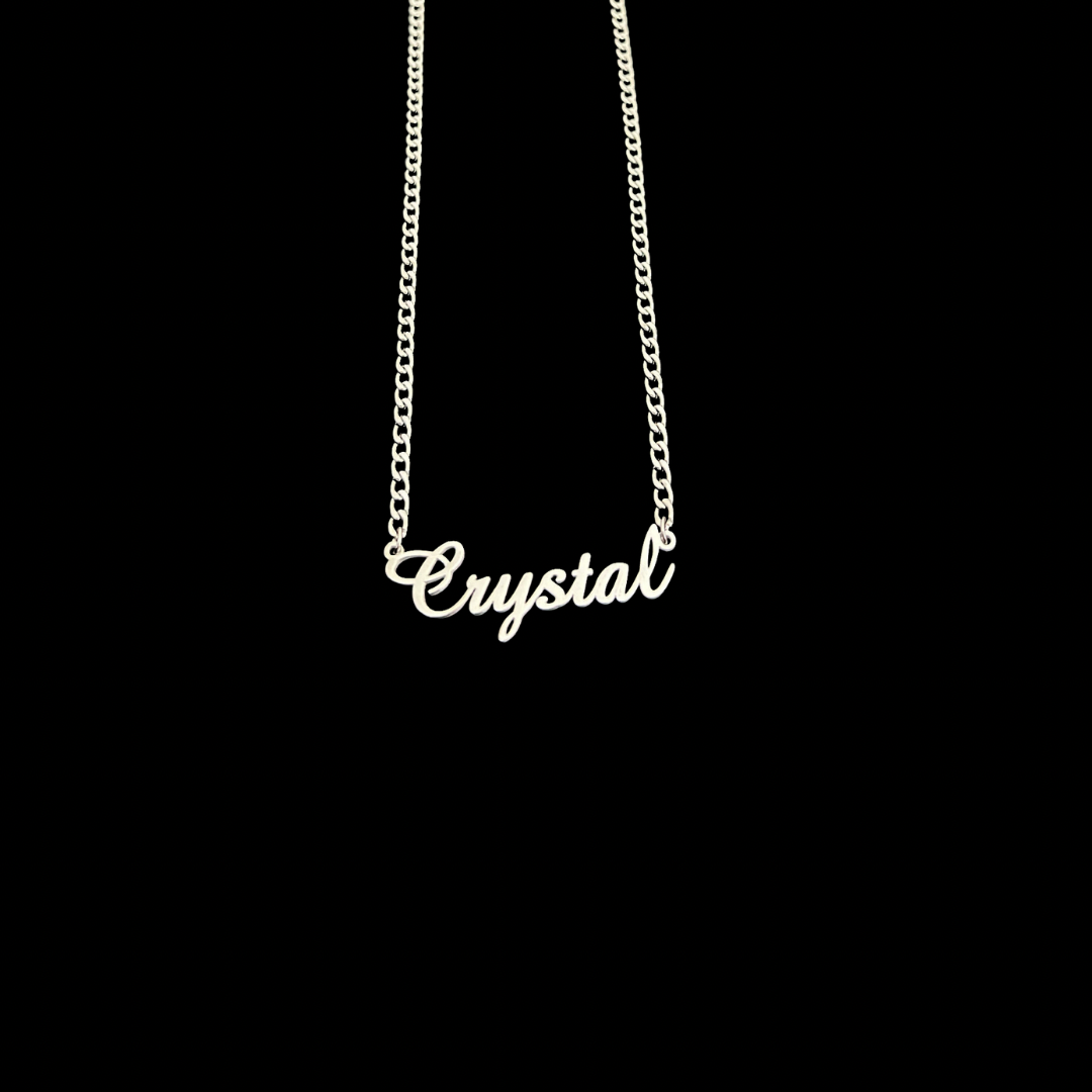 Personalized Necklace Silver (José Cuban Chain)