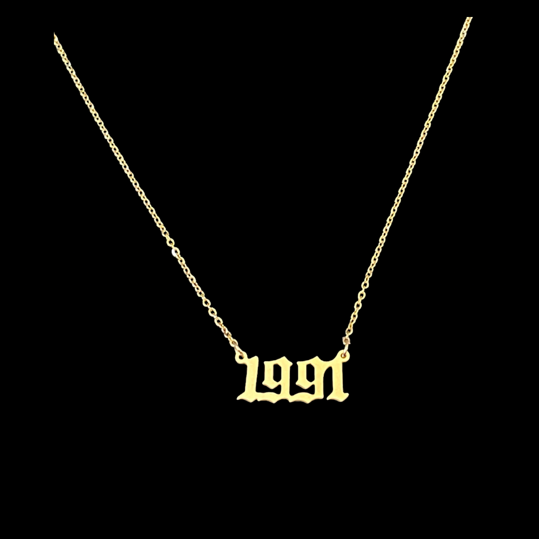 My Birth Year Necklace