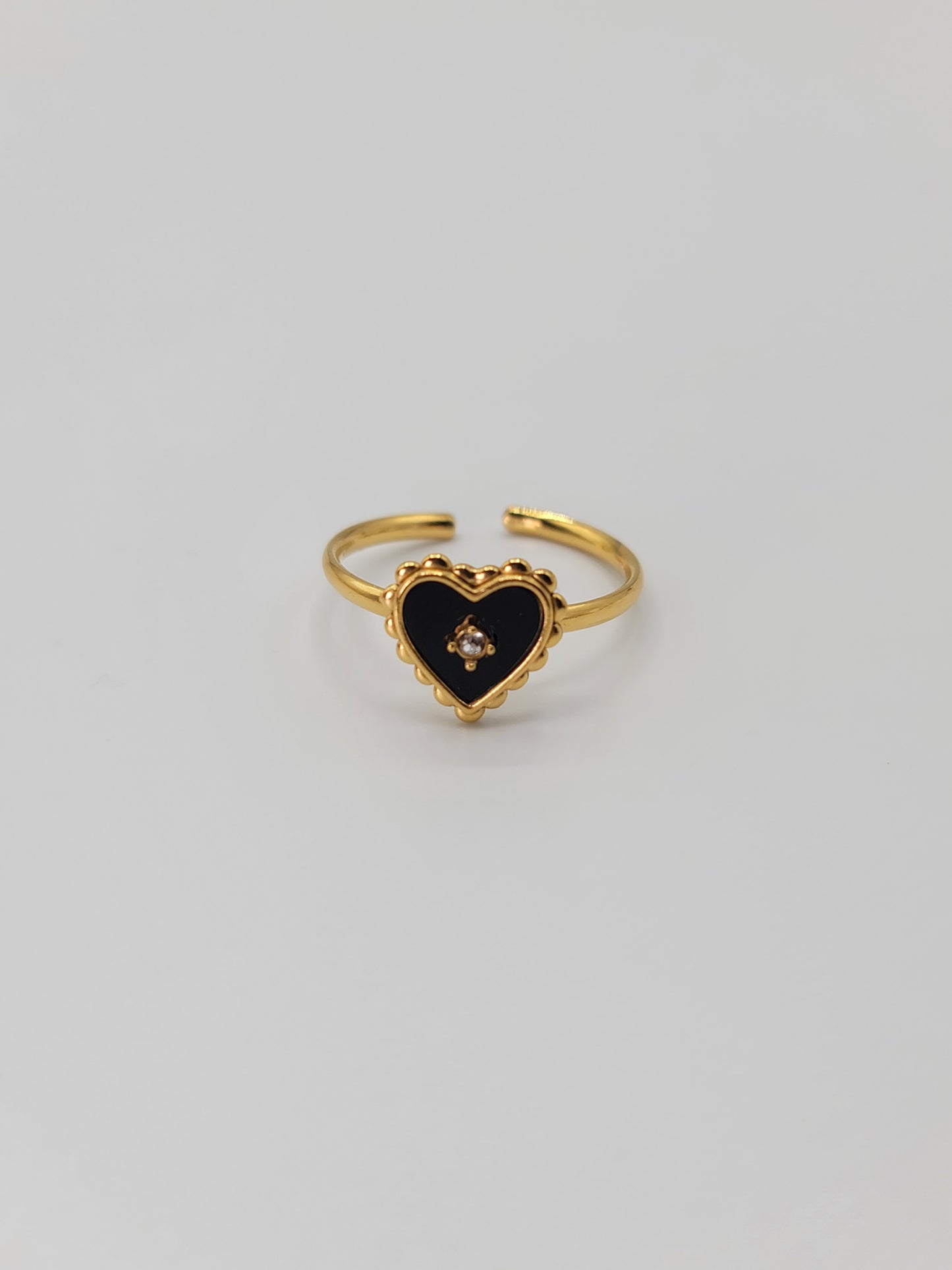 Heart Black Rings