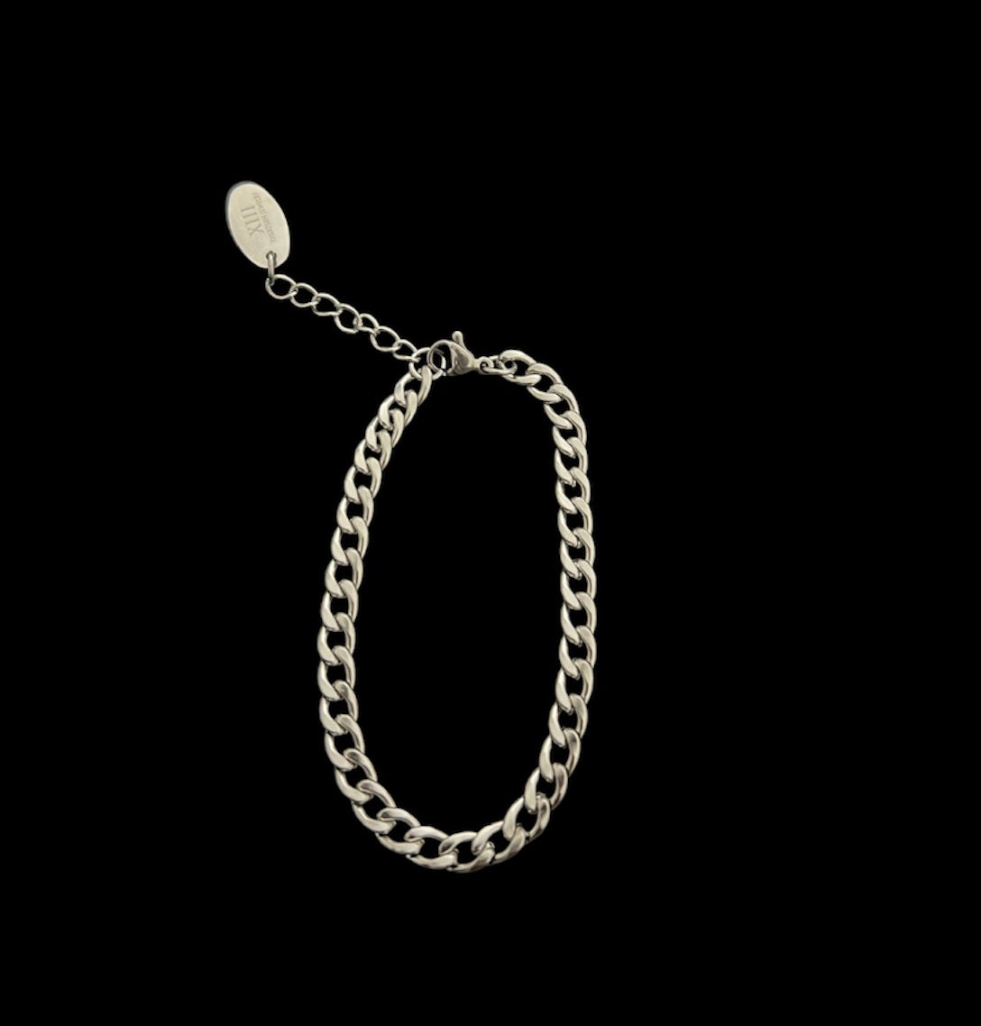 Cubana Silver Bracelet