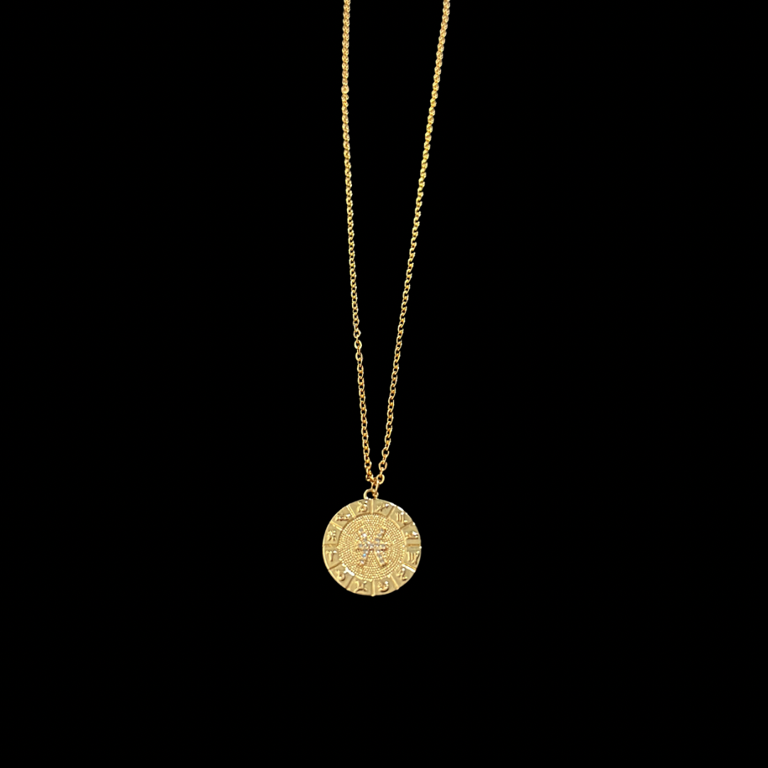 Zodiac Coin Necklace