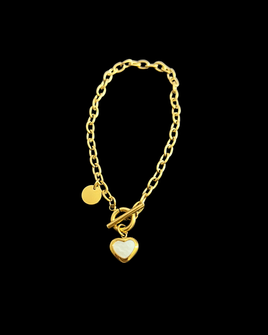 Heart Toggle Bracelet
