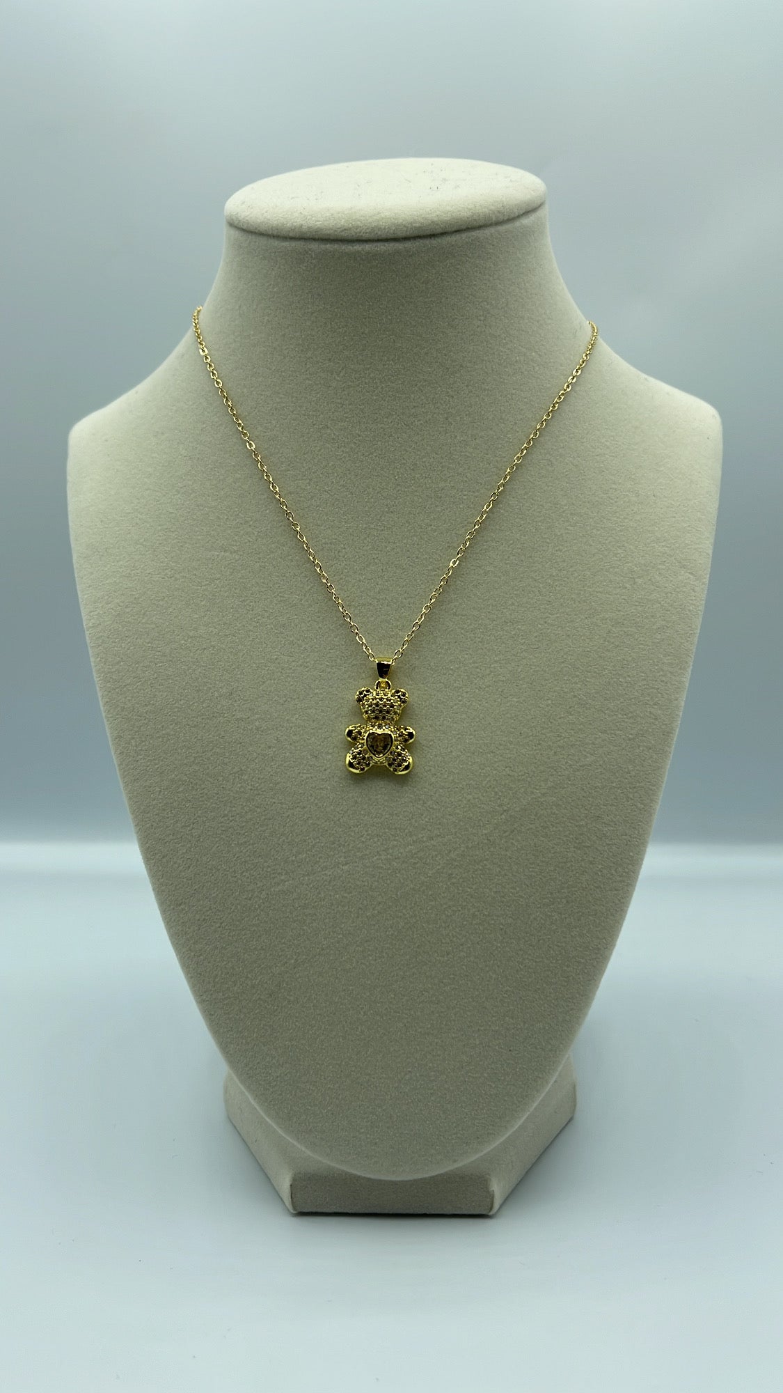 Bear Diamond Necklace
