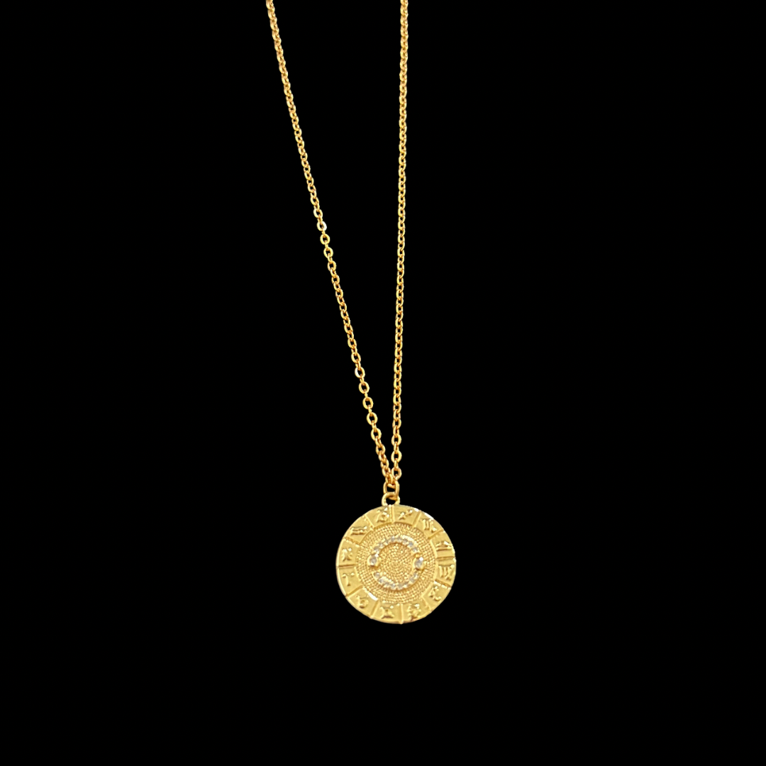 Zodiac Coin Necklace