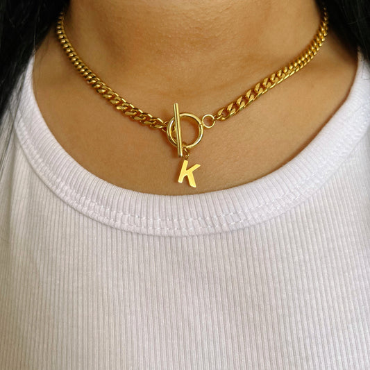 My Initial Toggle Necklace