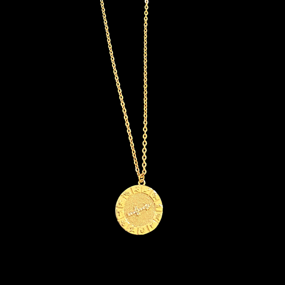 Zodiac Coin Necklace