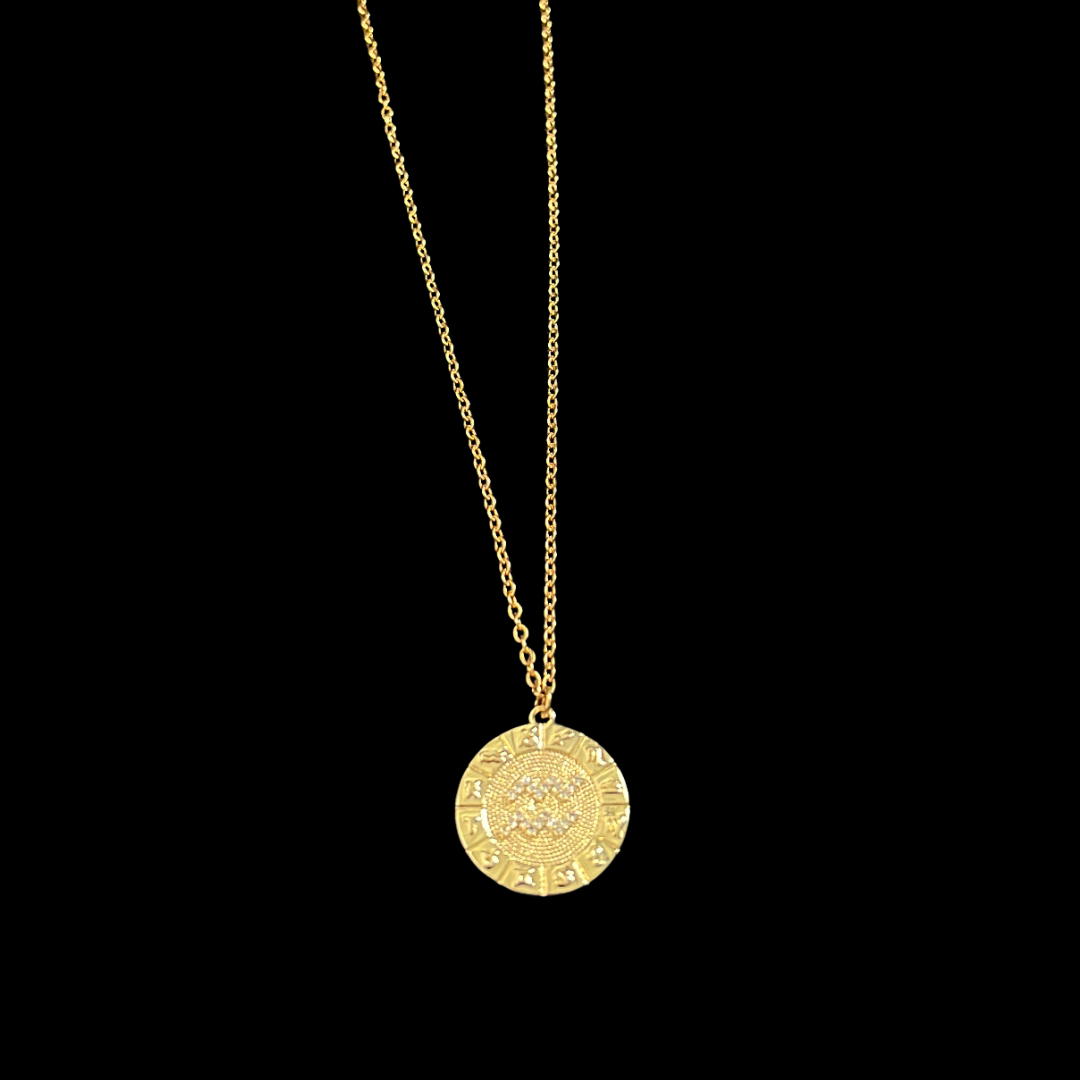 Zodiac Coin Necklace
