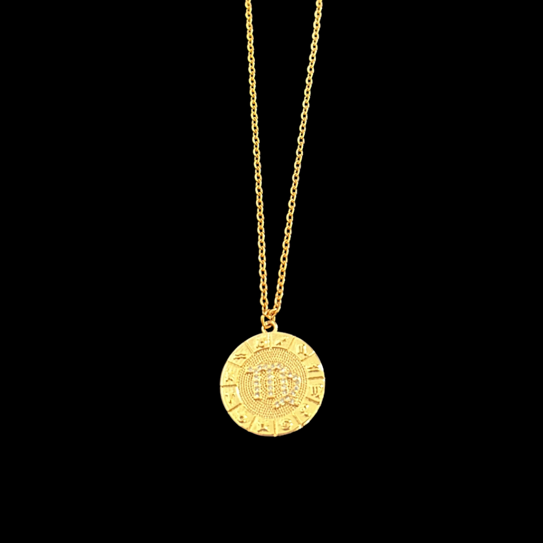 Zodiac Coin Necklace