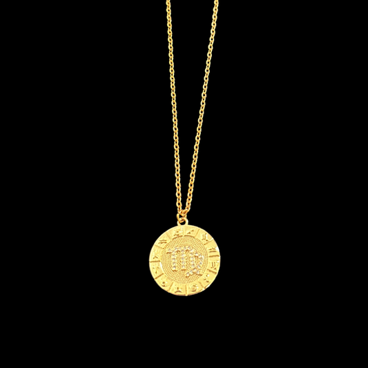 Zodiac Coin Necklace