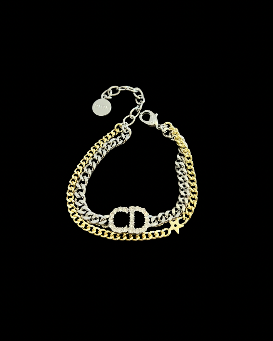 Christian Dior Gold & Silver Bracelet