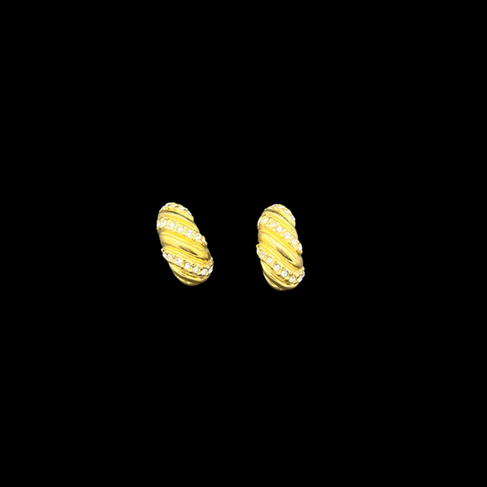 Croissant Diamond Earrings