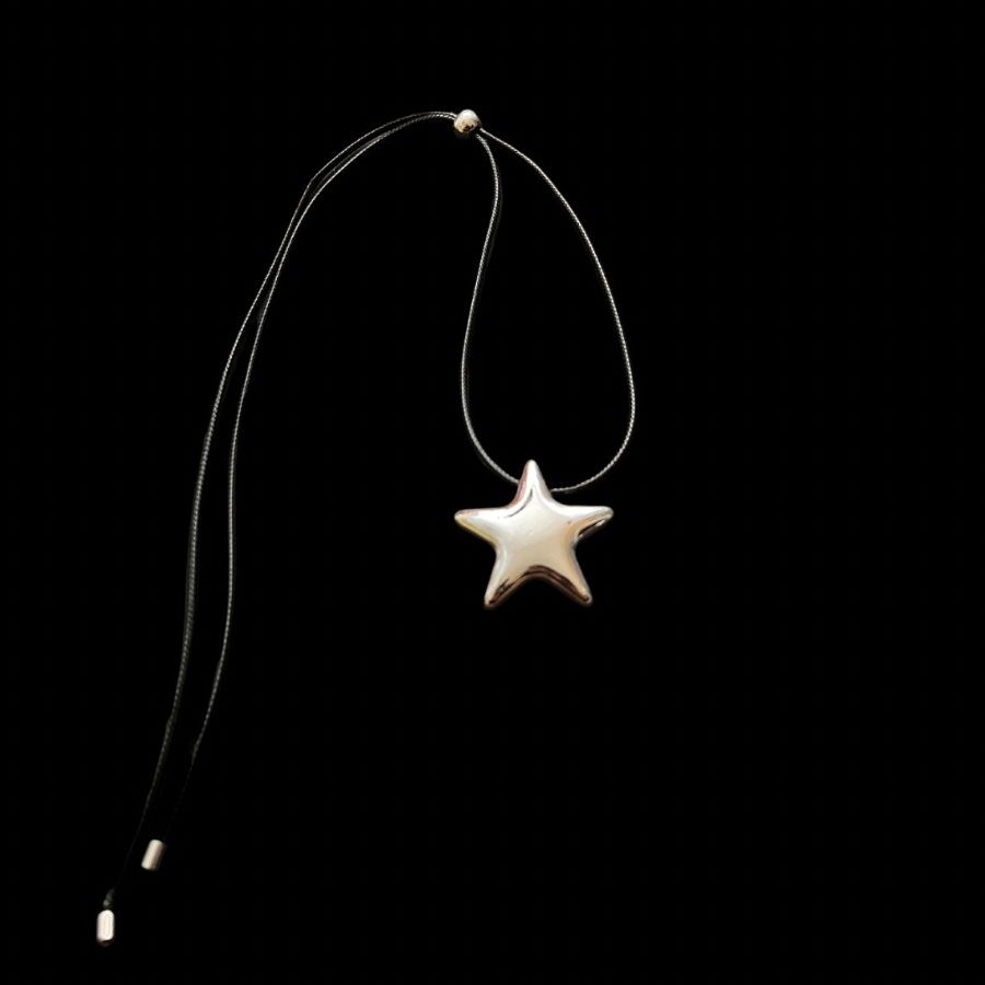 Big Star Silver Necklace