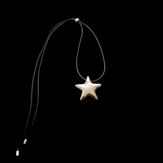Big Star Silver Necklace