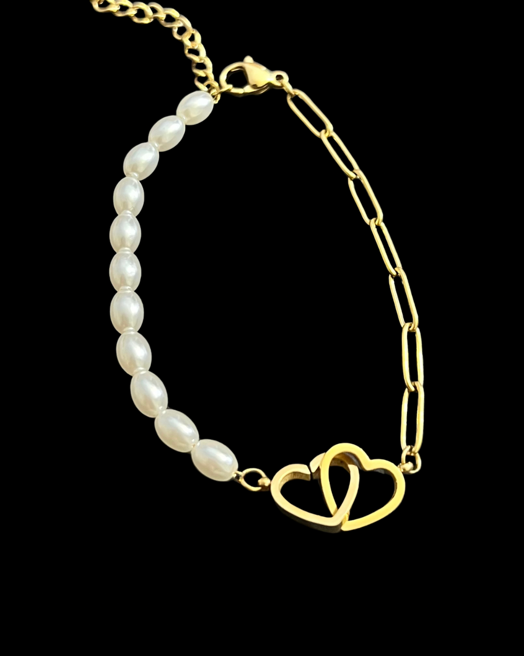 Interlocking Hearts Bracelet