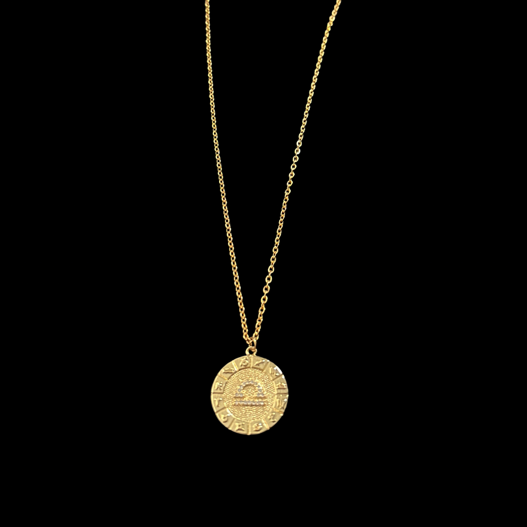 Zodiac Coin Necklace