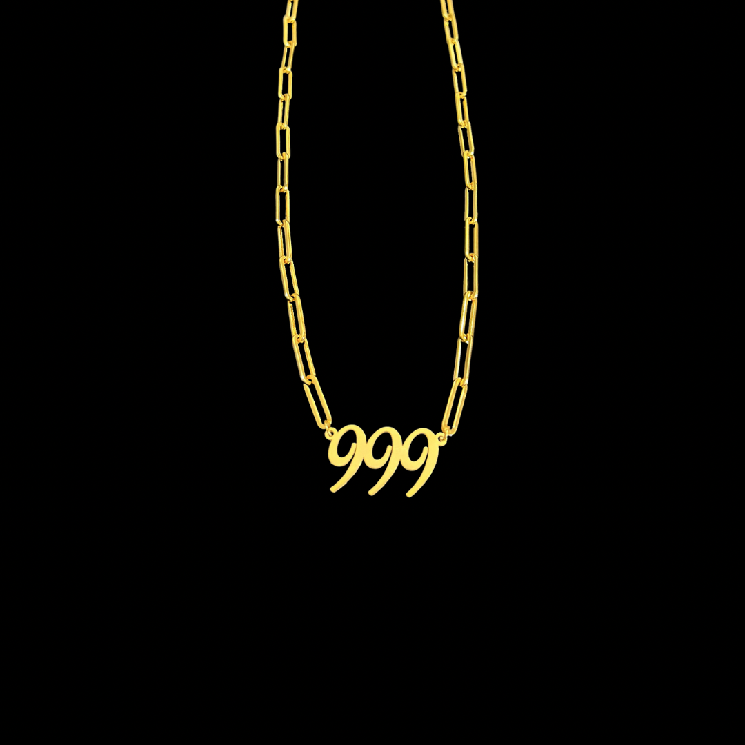 Angel Number 999 Necklace