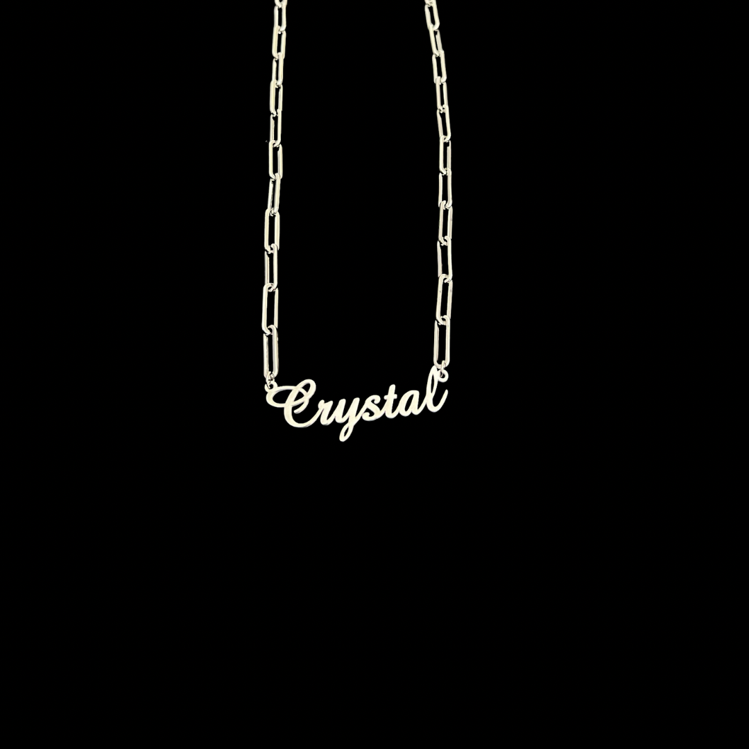Personalized Necklace Silver (Quintara Chain)