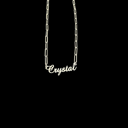 Personalized Necklace Silver (Quintara Chain)