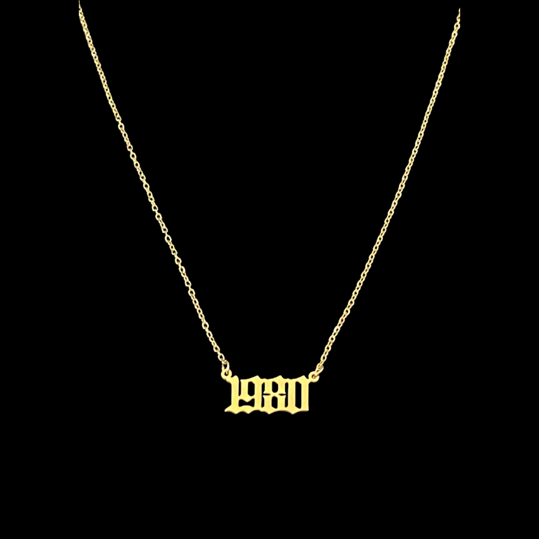 My Birth Year Necklace
