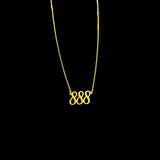 Angel Number 888 Necklace