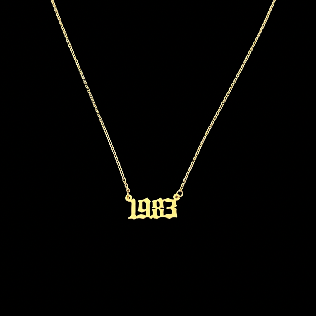My Birth Year Necklace
