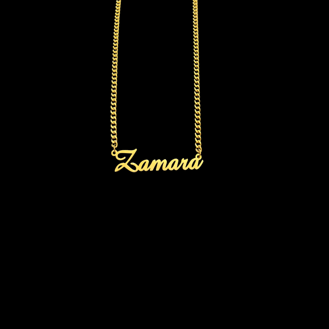 Personalized Necklace (José Cuban Chain)