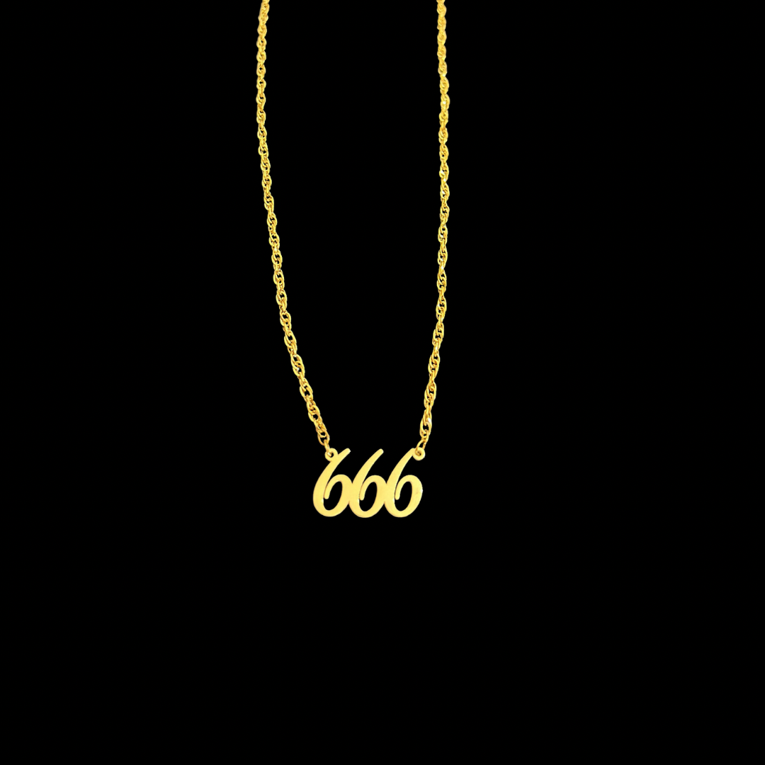 Angel Number 666 Necklace
