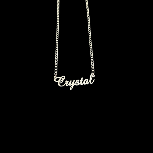 Personalized Necklace Silver (José Cuban Chain)