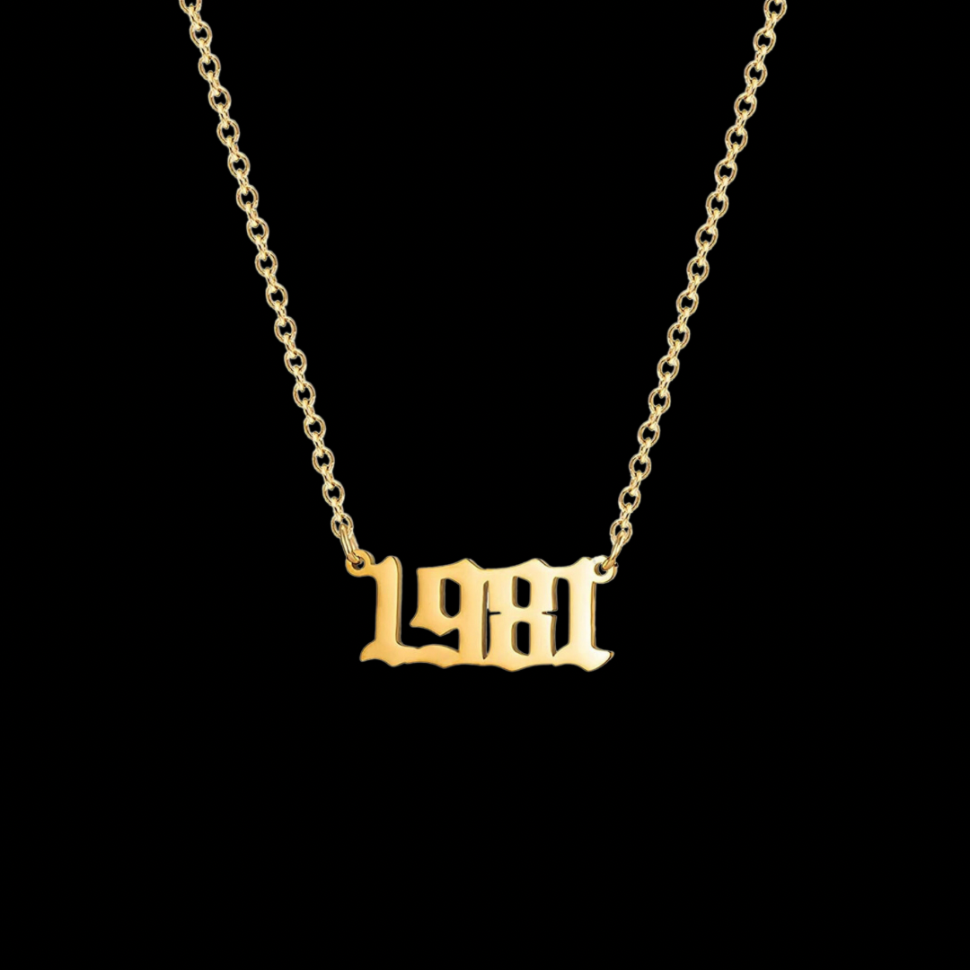 My Birth Year Necklace