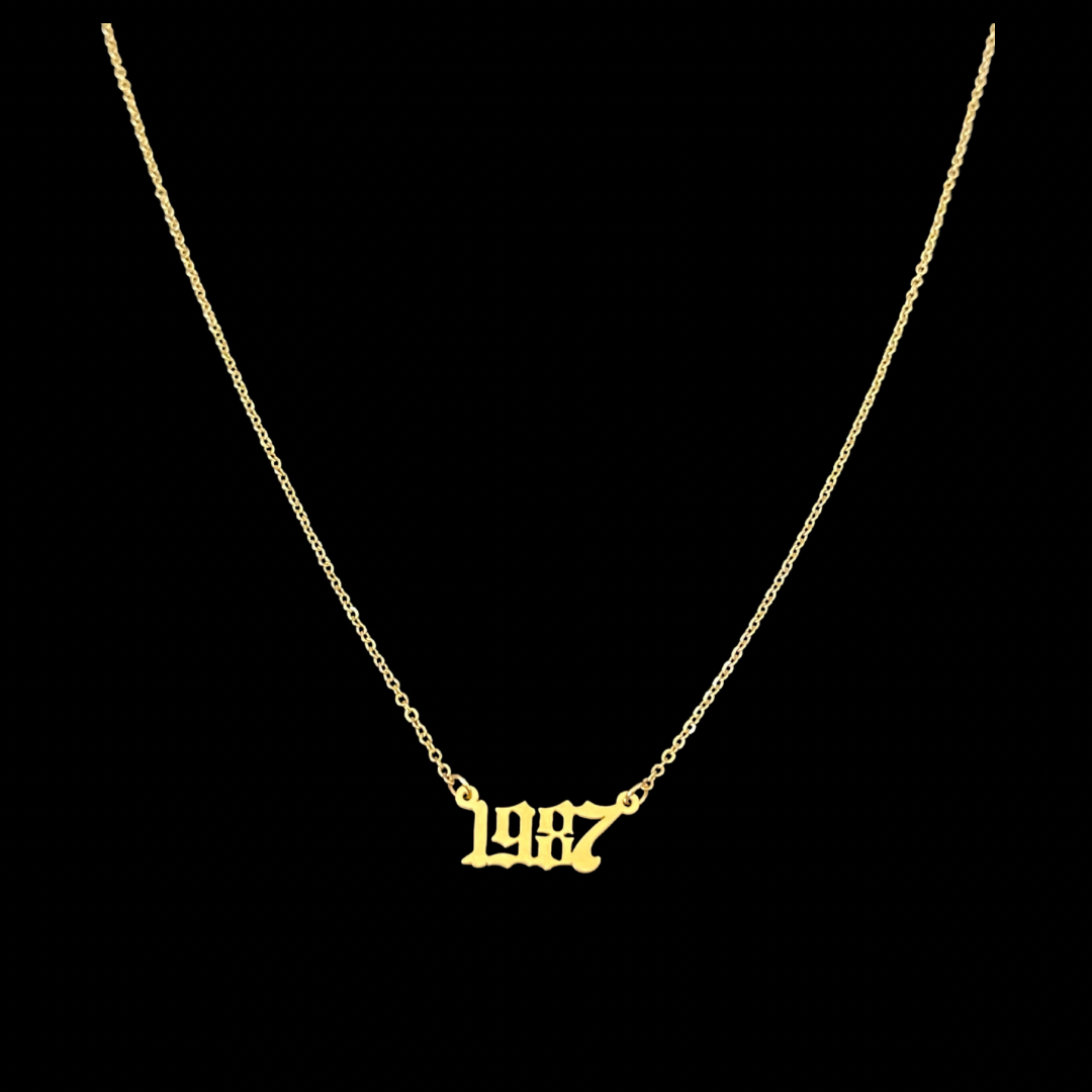 My Birth Year Necklace
