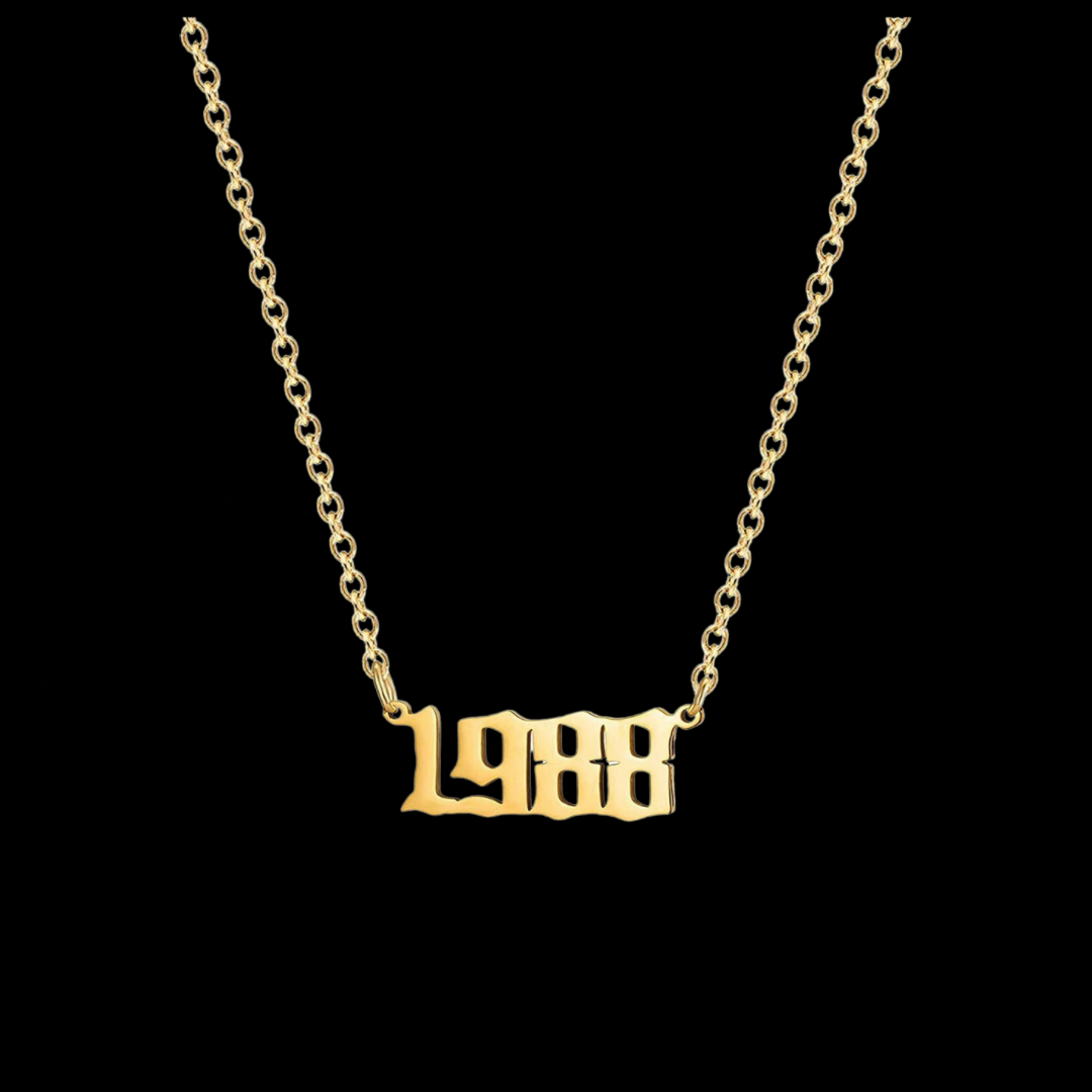 My Birth Year Necklace