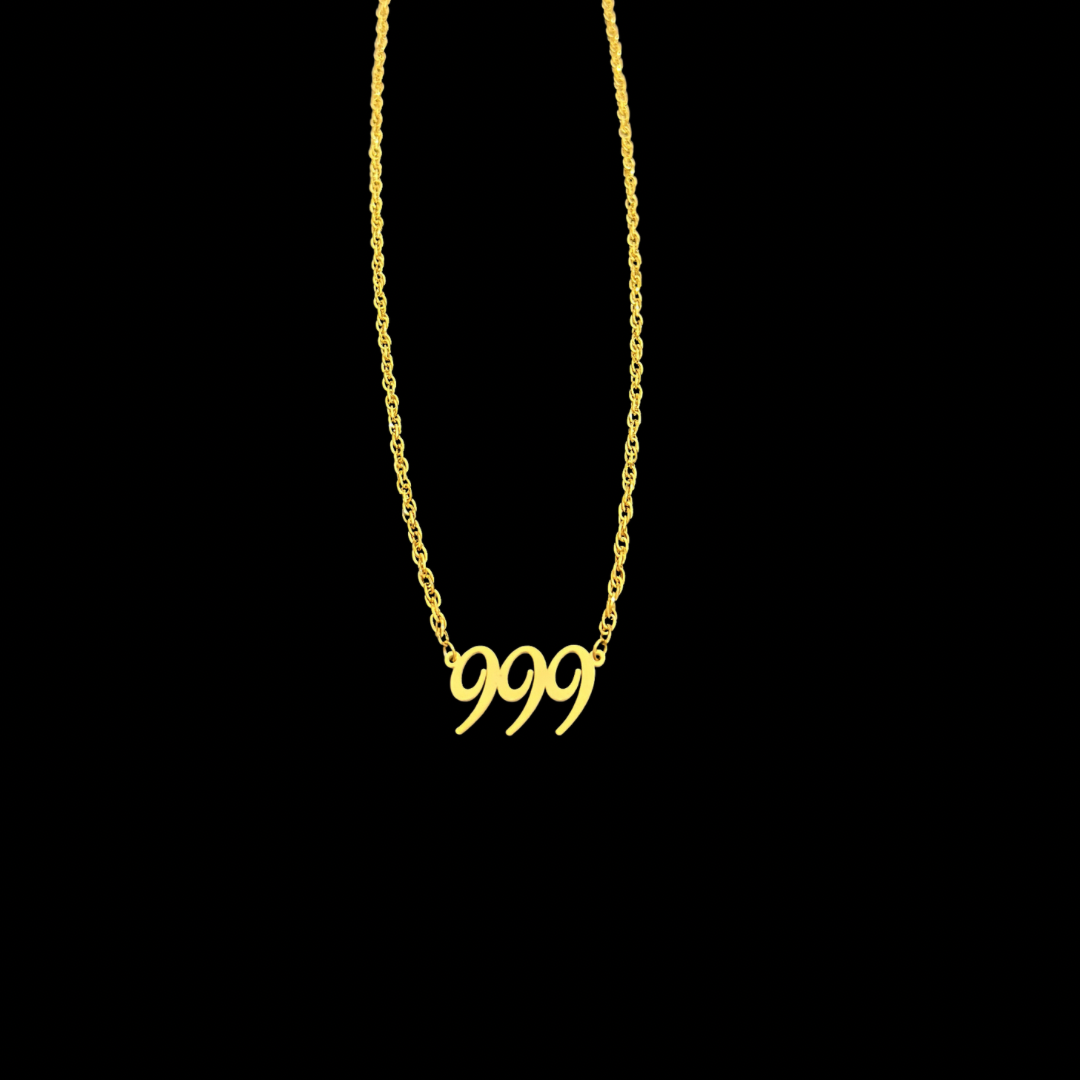 Angel Number 999 Necklace
