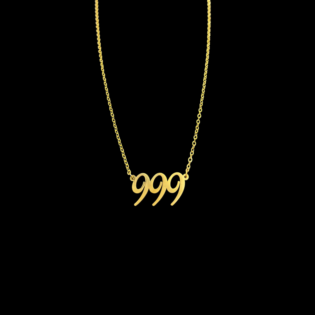 Angel Number 999 Necklace