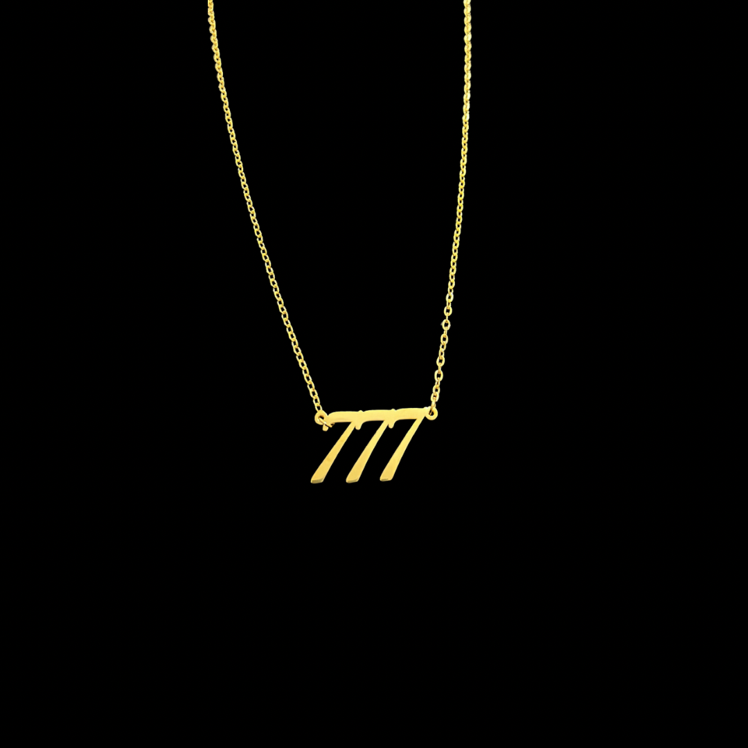 Angel Number 777 Necklace