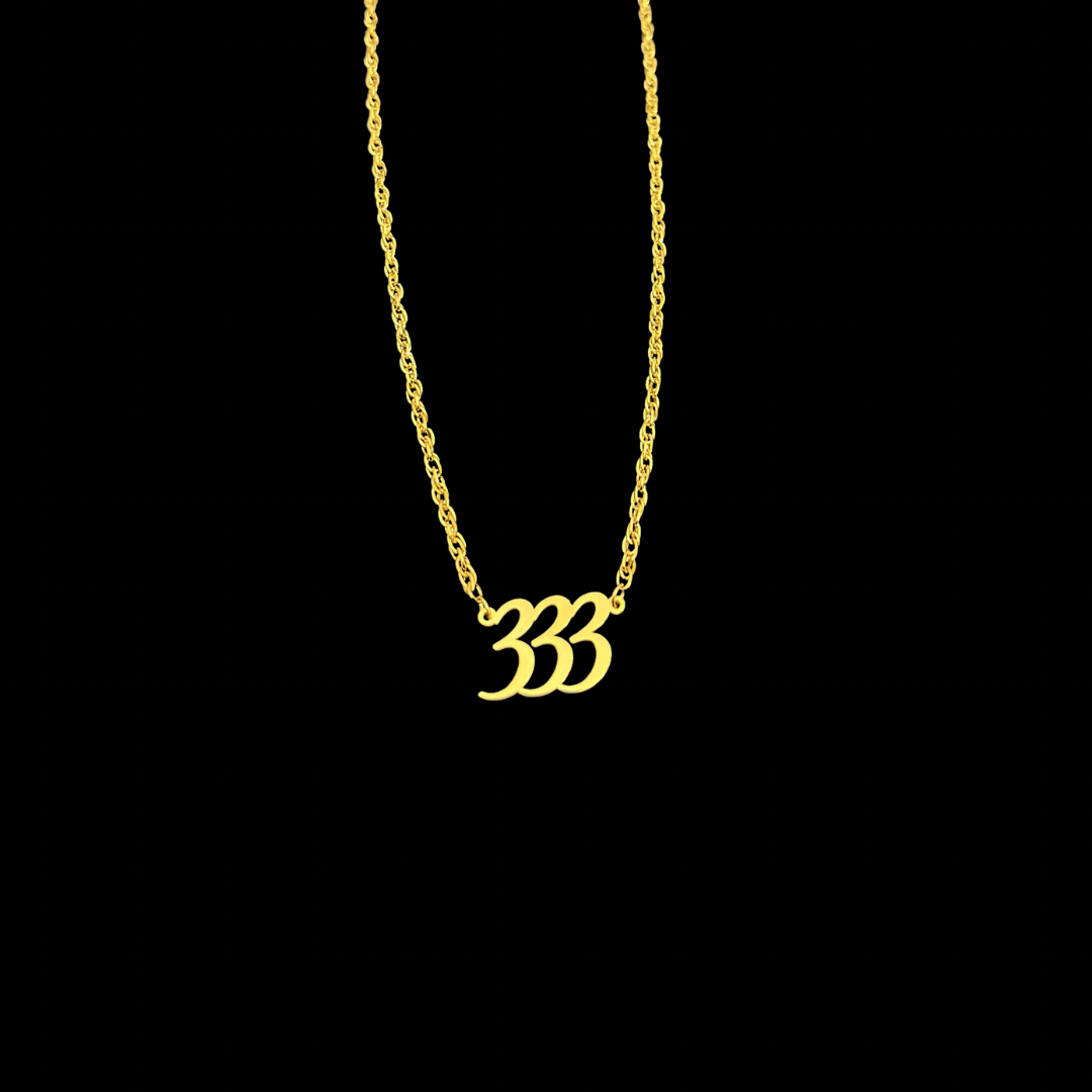 Angel Number 333 Necklace