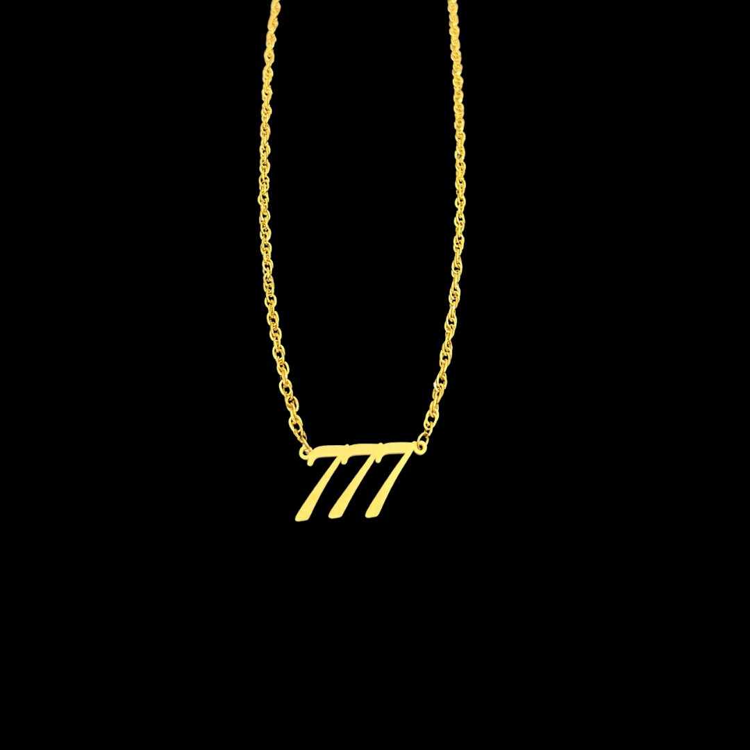 Angel Number 777 Necklace