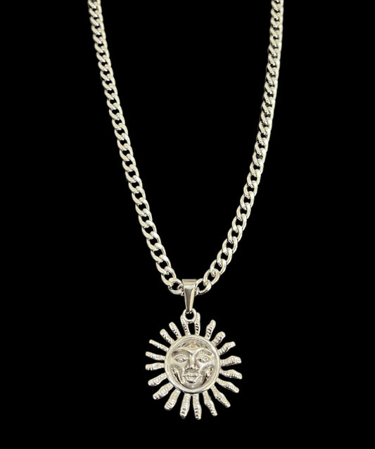 El Sol Silver Necklace