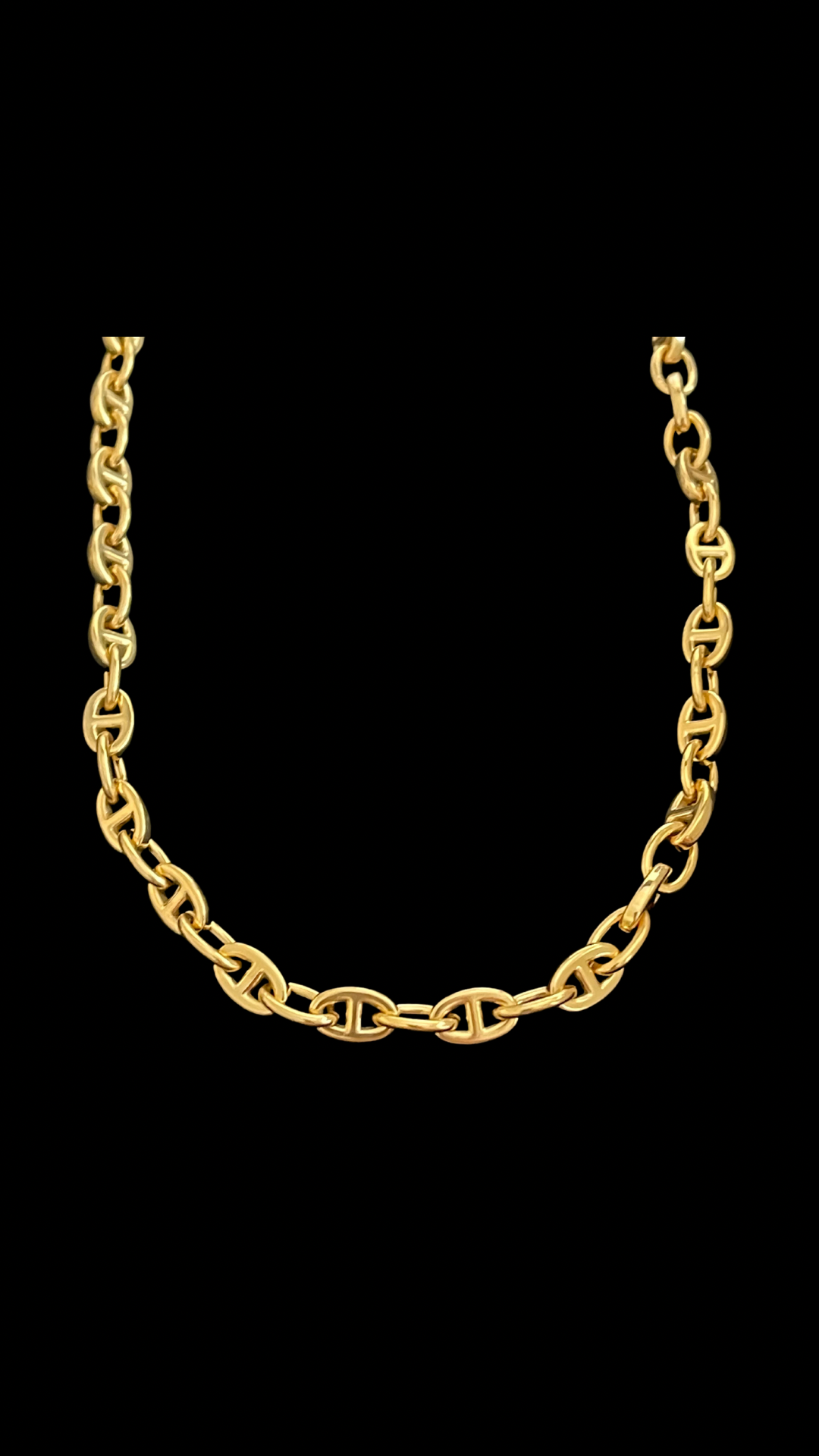 D Gold Necklace