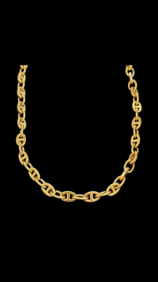 D Gold Necklace