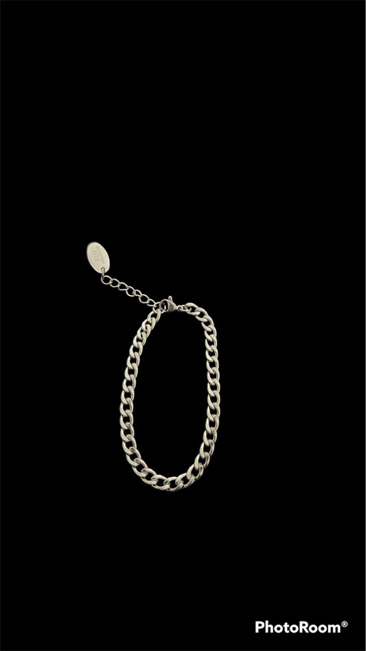 Cubana Silver Bracelet